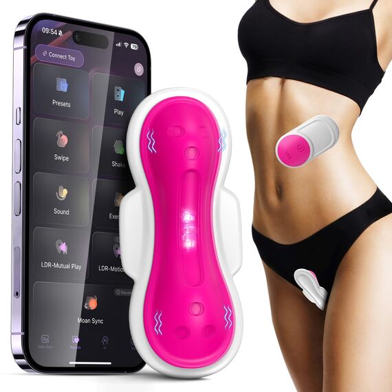 Tragbarer Vibrator Sex Spielzeug für die Frau Paare Extrem Sex Toy - Vibration für Frauen Klitoris Stimulator für sie, Sexspielzeug Bullet Vibratoren Vibratorensets Leise mit 10 Modi & APP