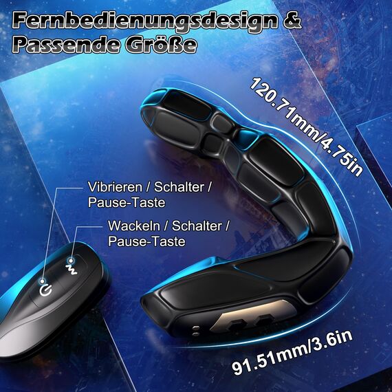 Analvibratoren für Mann Analplug für Männer - Prostata Stimulation Analplug Sex Spielzeug für die Männer mit 10 Rotation 10 Vibration, Anal Plug Sex Spielzeug für Paare Buttplug Sexspielzeug