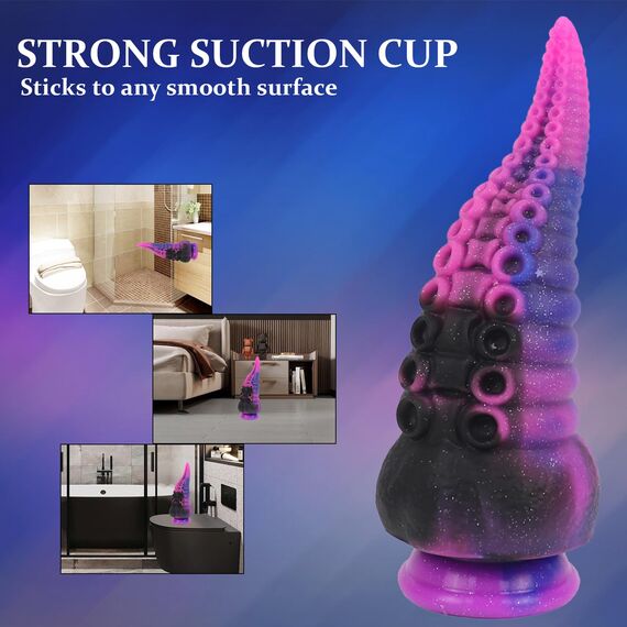8.3'' Tentakel realistische Monster Dildo, Big Thick Anal Dildo mit starken Saugnapf für Erwachsene, Silikon Octopus riesigen Hintern Plug Trainer Prostata-Massagegerät Sex-Spielzeug für Frauen