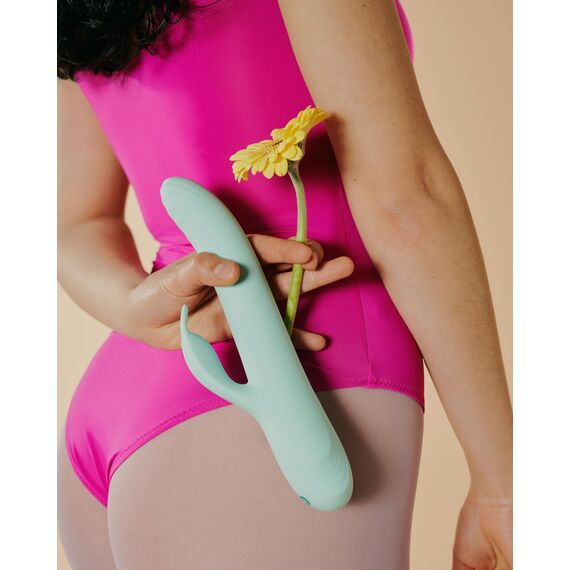 Control Bu Rabbit-Vibrator mit Schubeffekt-Bewegung und flexiblem Vibrationsarm - Be Playful