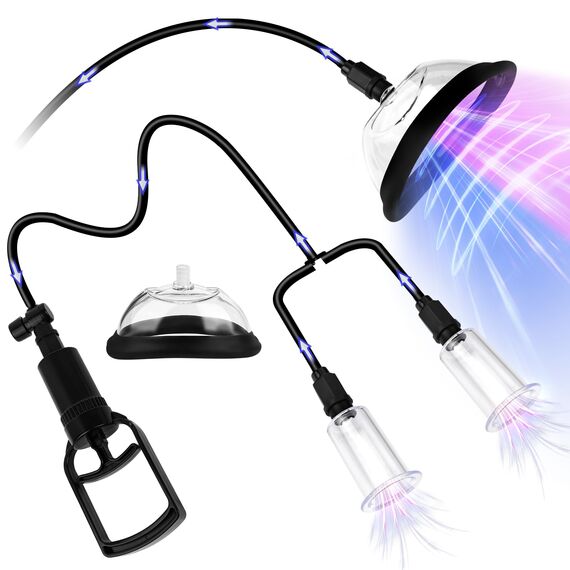 Klitoris Saugschalen Muschipumpe Sexspielzeug für Frauen, Manuelle Vakuum Klitoral Vaginapumpe, Stimuliert Klitoris Sauger, Vagina Sucker Vakuum Pussy Pump Klitoris Stimulator Sex Toys für Frauen