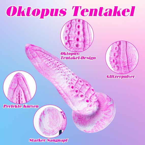 15*4cm soft kleiner tentakel silikon Dildo Anal saugnapf, small realistischer monster tentacle oktopus dildo für männer frauen, Fantasy animal prostata gay penis dildo sex spielzeug für die frau pink
