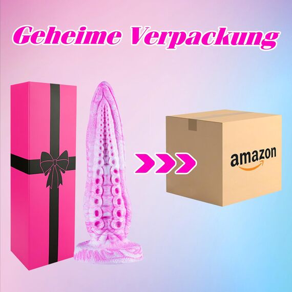20*4.5cm Monsterdildo realistischer Fantasy tentakel Dildo gross für Männer Frauen, Drachendildo weich Silikon Tier großer dicker Dildo, breiter Analplug Oktopus Tentakel Alien Dildo für Sexspielzeug