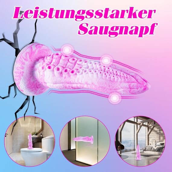 15*4cm soft kleiner tentakel silikon Dildo Anal saugnapf, small realistischer monster tentacle oktopus dildo für männer frauen, Fantasy animal prostata gay penis dildo sex spielzeug für die frau pink