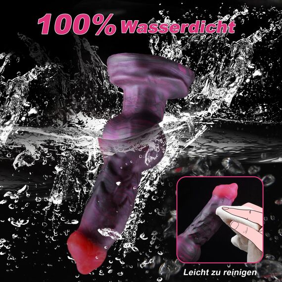 24cm Monster Dildo Fantasy Knot Animal Tier Dildo xxl Dog Wolf Horse Penis Realistischer Analdildo G-Punkt & Prostata stimulation Dildoschwanz für Frauen Sex Spielzeug für die Männer Paare Sex Toys