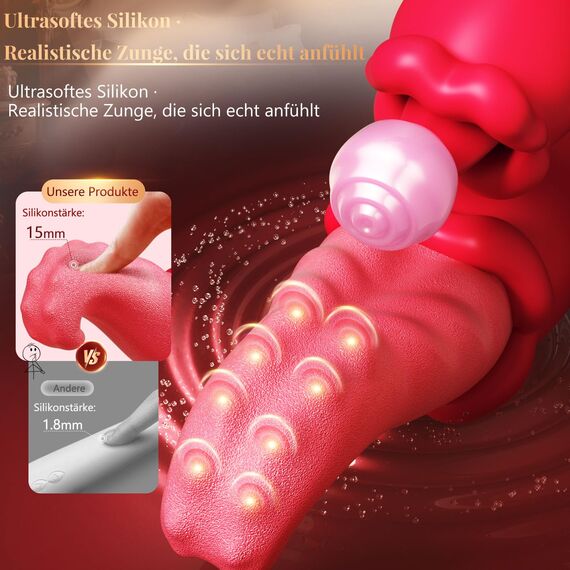 Vibration für Frauen Vibrator,Sex Spielzeug für Die Frau 3in1 Vibratorensets für Frauen Klitoris mit 10 Swing Modus, Sex Spielzeug für Die Paare Sexmaschine für Die Frau Sex Toyset für Woman
