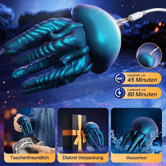 Tagnaff Sex Spielzeug für die Männer Vibrator Eichel Stimulation, 9 Vibration Masturbator Vibratorensets Masturbieren für Männer Paare, Upgraded Tentakel Sex Toyset für Man Sexspielzeug Masturbatoren