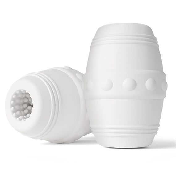 Masturbator Taschenmuschi Sex spielzeug für die Männer,Realistischer 3D Masturbation Erotik Manuelle Cup Masturbatoren Eichel Stimulation Pocket Pussy Blowjob Penis Sex Toyset für Man Solo,Weiß