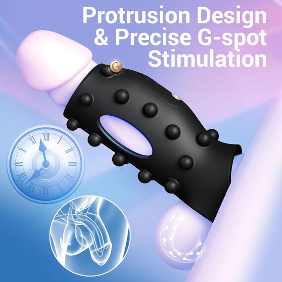 Vibratorenset für Männer Penisring Sex spielzeug für die Männer,Vibration Stimulation Klitoris Penishülle für Penis G-Punkt,10 Vibrations Penis Ring für Sex Sexspielzeug für Paare Extrem Sex Toys