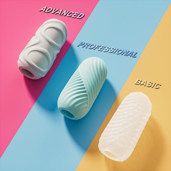 Egg Masturbator Sex Spielzeug für die Männer Solo, Ei Taschenmuschi Masturbieren Mann Silikon Pocket Pussy, 3 Masturbatoren Sexspielzeug Blowjob Toy