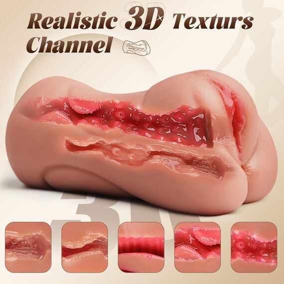 ORLEMO Taschenmuschi Sex Spielzeug für die Männer Masturbator, Masturbieren für Männer Sexspielzeug für Männer Solo Realistisch Groß, Mastubator Sex Toy