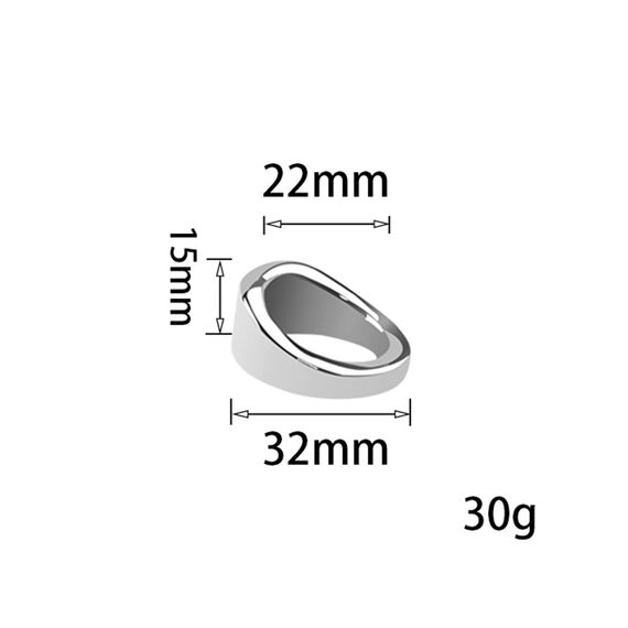 Buntune Männ Edelstahl Cockringe,Metall Pleasure Penisring zur Potenzsteigerung,Erotik Penis Bondage Eichel Intimschmuck Eichelring verzögerte Ejakulation Ring SM Sexspielzeug für Männer(22mm)