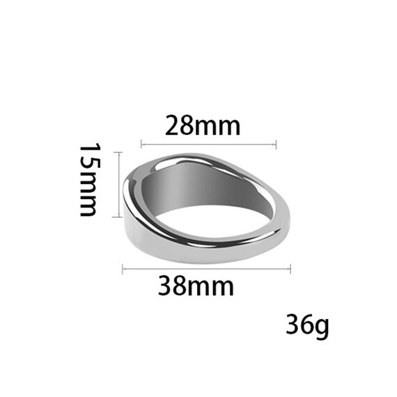 Buntune Männ Edelstahl Cockringe,Metall Pleasure Penisring zur Potenzsteigerung,Erotik Penis Bondage Eichel Intimschmuck Eichelring verzögerte Ejakulation Ring SM Sexspielzeug für Männer(28mm)