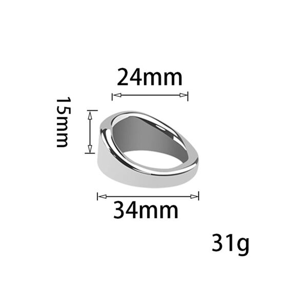Buntune Männ Edelstahl Cockringe,Metall Pleasure Penisring zur Potenzsteigerung,Erotik Penis Bondage Eichel Intimschmuck Eichelring verzögerte Ejakulation Ring SM Sexspielzeug für Männer(24mm)
