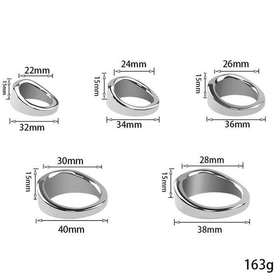 Buntune Männ Edelstahl Cockringe,Metall Pleasure Penisring zur Potenzsteigerung,Erotik Penis Bondage Eichel Intimschmuck Eichelring verzögerte Ejakulation Ring SM Sexspielzeug für Männer(5 Stück Set)