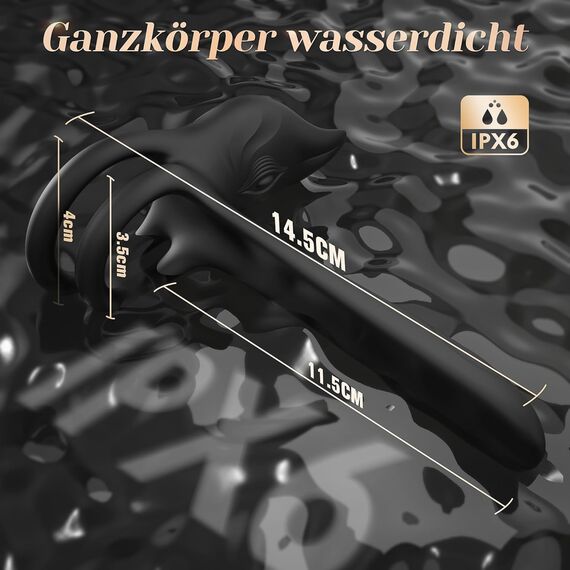 Penisring Sex Spielzeug für die Paare Extrem Sex, Verdickung Penis Klitoris Stimulator, Doppelte Verzögerung 10 Modi Penis Ring Erotisches Sexspielzeug für die Männer, Erotik Cockring Dual Penisringe