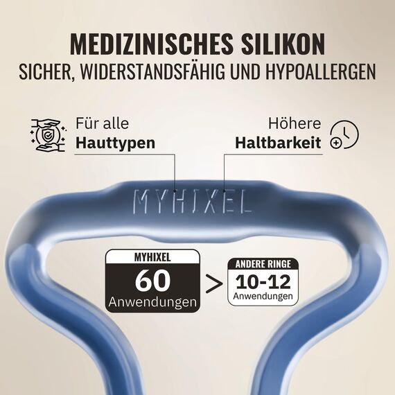 MYHIXEL Ring Firm – Medizinischer Silikon-Penisring zur Verlängerung und Erhaltung der Erektion | Bequem, Anpassungsfähig und Langlebig
