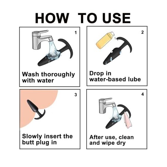 3 Stück Sexspielzeug Analplug Set,Butt Plug Anal Plug,drei Größen Klein+Medium+Groß,Analplug Sex Toys Silikon Buttplug für Frauen und Männer,Butt Plug für Frauen und Männer3