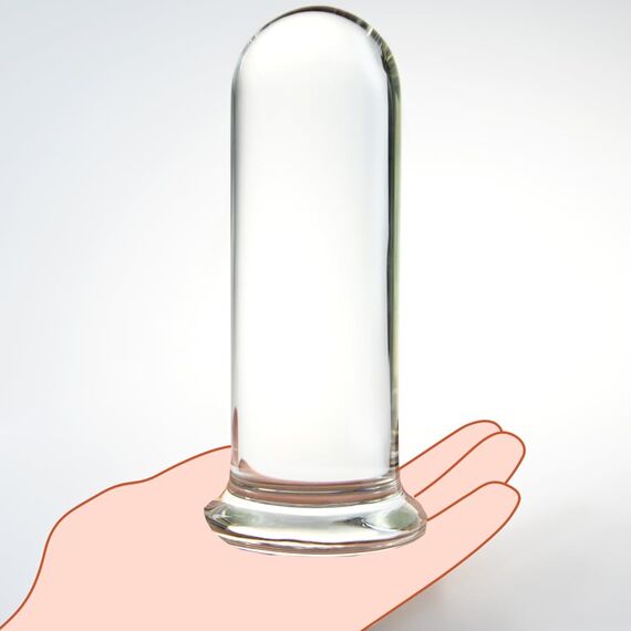 Glas Dildo Buttplug Trainer, G-Punkt Stimulator, Roluck Kristall Analplugs für Frauen und Männer Anal Sexpielzeug