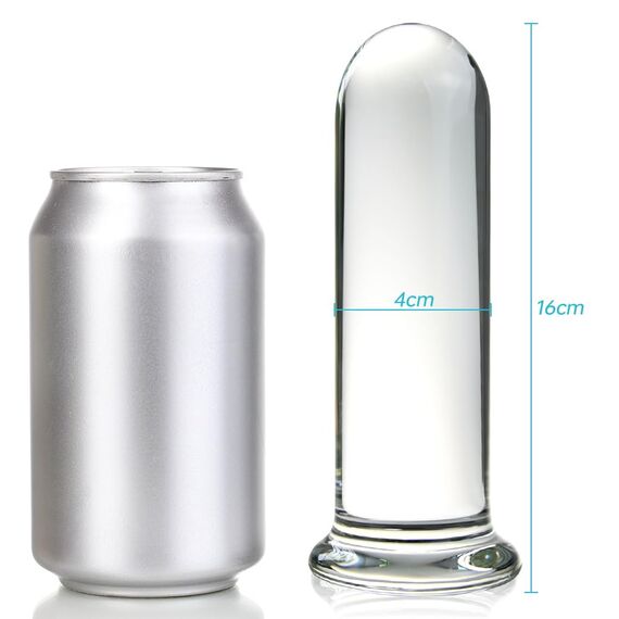 Roluck Glas Analplug Buttplug,Groß Glasplug Butt Plug SM Masturbation G-Punkt Stimulator für Frauen Männer Paare Valentine's Gift Sexspielzeug Sex-Toys