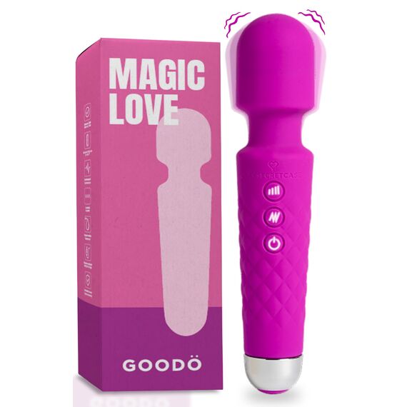 MySecretCase Vibratorensets für Frauen Klitoris 20cm Auflege Vibration für Frauen Kabellos 20 Vibrationen + 8 Geschwindigkeiten Vibrator Sexspielzeug Paar Vibrator Klitoris Wasserdicht USB (Lila)