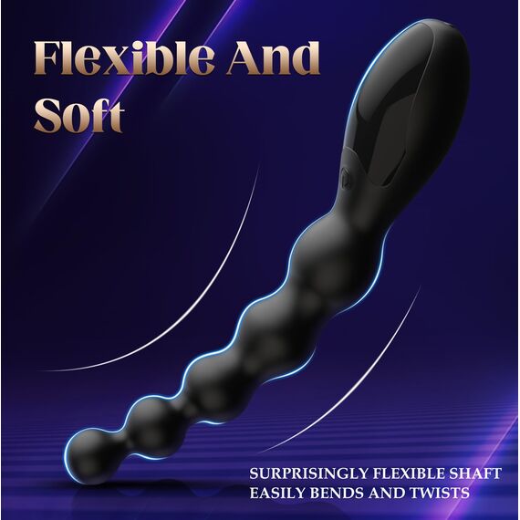 Analkugeln Vibrierender Buttplug - Sexspielzeug für Männer Prostata-Massagegerät Analspielzeug, Spielzeug für Erwachsene Analplugs Vibratoren Graduiertes & Display-Design mit 9 Vibrationsmodi