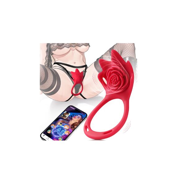 Tagnaff KI-Dialog Sex Spielzeug für die Paare Frau Männer Extrem Sex, BDSM Leise Vibratorensets für Frauen Klitoris, mit Erotikspiele-App, Butterfly Vibrator Sex Toys, 10 Vibration für Frauen