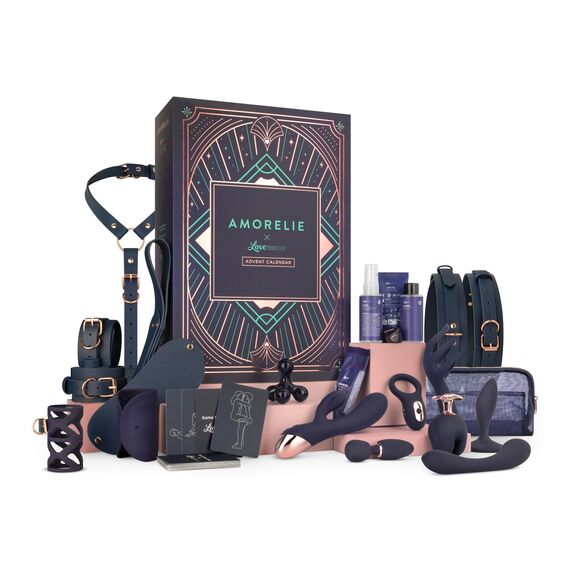 AMORELIE Erotischer Adventskalender für Paare Singles & Erwachsene | Erotik-Set mit 24 sinnlichen Überraschungen (Original 2025)