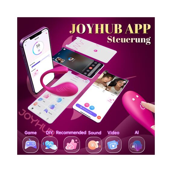 Vibration für Frauen mit APP, Vibrator Sex Spielzeug für die Frau mit 9 Vibrationsmodi, Vibratorensets für frauen Sex Spielzeug für die Paare, Sexspielzeug Vibratoren Sex Toys