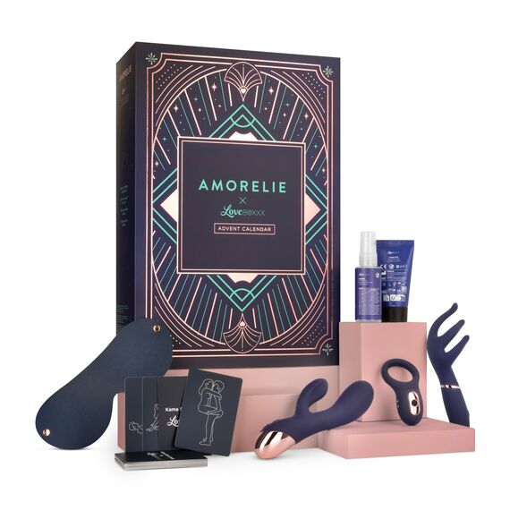 AMORELIE Erotischer Adventskalender für Paare Singles & Erwachsene | Erotik-Set mit 24 sinnlichen Überraschungen (Original 2025)