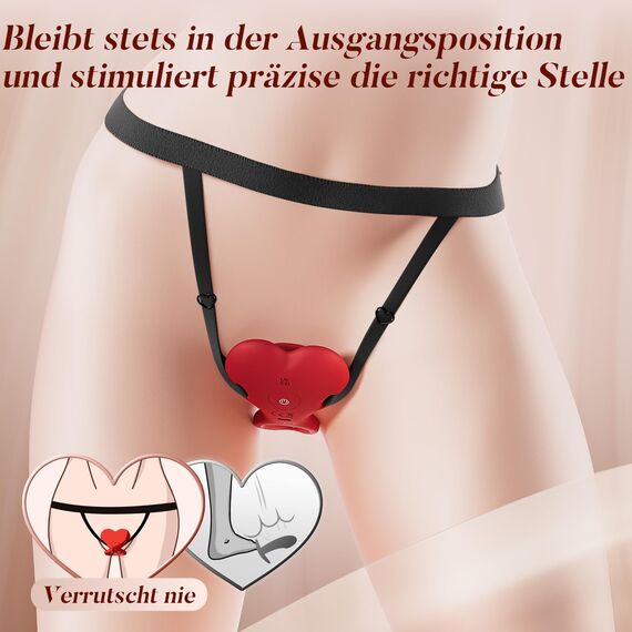 Tagnaff Bdsm Bondage Vibrator Sex Spielzeug für die Paare Frau Extrem Sex, mit 6 Penisring, Leise Butterfly Vibratorensets für Frauen Klitoris, 10 Vibration für Frauen, Sexspielzeug Sets mit KI APP
