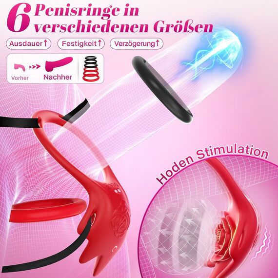Tagnaff KI-Dialog Sex Spielzeug für die Paare Frau Männer Extrem Sex, BDSM Leise Vibratorensets für Frauen Klitoris, mit Erotikspiele-App, Butterfly Vibrator Sex Toys, 10 Vibration für Frauen