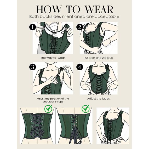 Scarlet Darkness Bustier-Top für Damen, Renaissance-Blumenmuster, Schnürung, Bodyshaper, Korsett mit Reißverschluss, Rose Line Art, 8