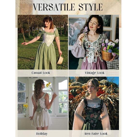 Scarlet Darkness Bustier-Top für Damen, Renaissance-Blumenmuster, Schnürung, Bodyshaper, Korsett mit Reißverschluss, Rosa, 16