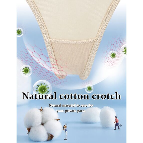 String Tanga Spitze Damen Sexy Brazilian Slip Große Größen Unterhosen übergröße String mit Spitze Unterwäsche für Mollige Frauen Low Rise Hipster Höschen Atmungsaktive Thong T-Back Panties XL,Beige