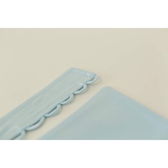 QRBTSCL Damen Hochzeitskleid, Reißverschluss, verstellbare Passform, Satin, Korsett am Rücken, Schnürschuh für Ballkleid, Hell, blau, 10