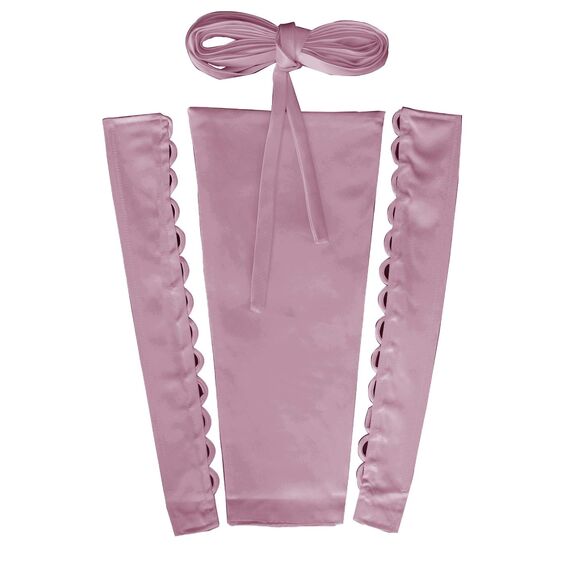 QRBTSCL Damen Hochzeitskleid, Reißverschluss, verstellbare Passform, Satin, Korsett am Rücken, Schnürschuh für Ballkleid, Dusty Rose, 26