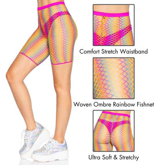 LEG AVENUE Women's 8883 31822 Costume Accessory, Regenbogen, Einheitsgröße