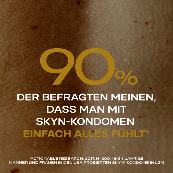 SKYN Selection Kondome 30 Stück & 5 Sinne/Skynfeel Latexfrei für Männer, 10 x Original, intensives Gefühl, extra Gleitmittel, Kondome in normaler Größe, dünn