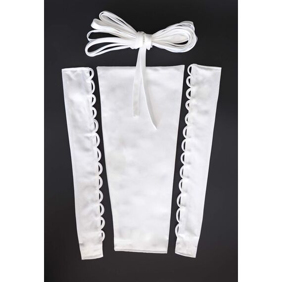 YCShun Damen Hochzeitskleid Reißverschluss Ersatz verstellbare Passform Satin Korsett Zurück Kit Schnürung für Ballkleid, mint, 41 cm