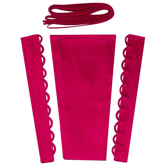 QRBTSCL Damen Hochzeitskleid, Reißverschluss, verstellbare Passform, Satin, Korsett am Rücken, Schnürschuh für Ballkleid, Fuchsia, 14