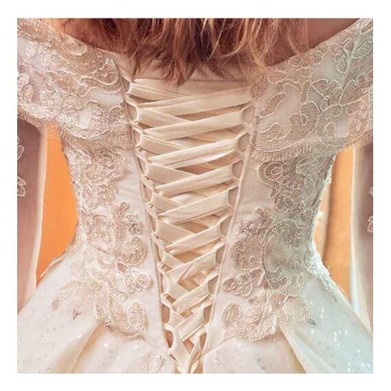 YCShun Damen Hochzeitskleid Reißverschluss verstellbare Passform Satin Korsett Zurück Kit Schnürung für Ballkleid, dunkelgrün, 41 cm