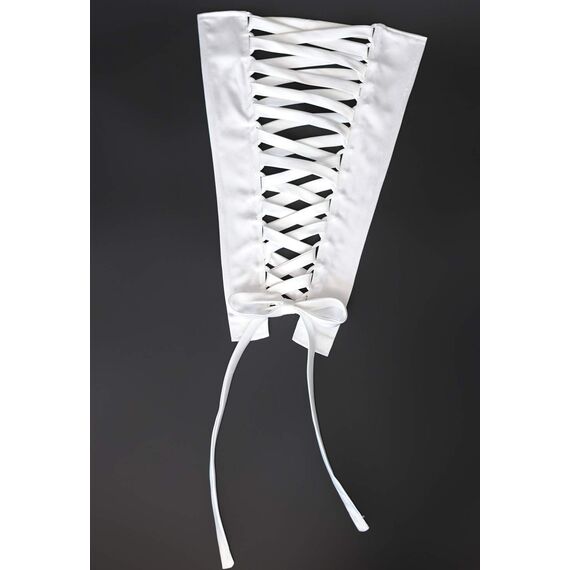 YCShun Damen Hochzeitskleid ReiÃŸverschluss verstellbare Passform Satin Korsett Zurück Kit Schnürung für Ballkleid - Rot - 45.72 cm