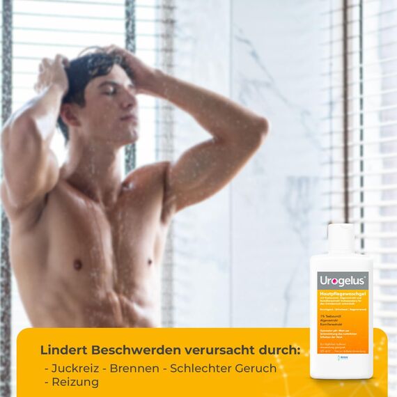 Urogelus – Intimwaschgel für Frauen & Männer – Beruhigend, erfrischend, antiseptisch – Sanfte Intimhygiene für den täglichen Gebrauch – 125 ml - Devicare