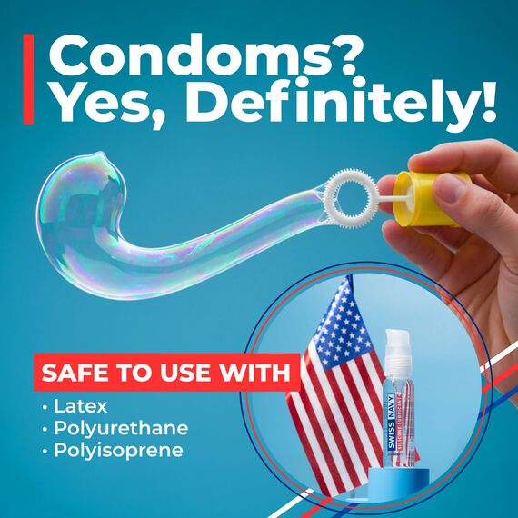 SWISS NAVY Premium Silikon Sex Gleitmittel, 2 Unzen, Gleitmittel für Männer, Frauen & Paare. MD Science Lab