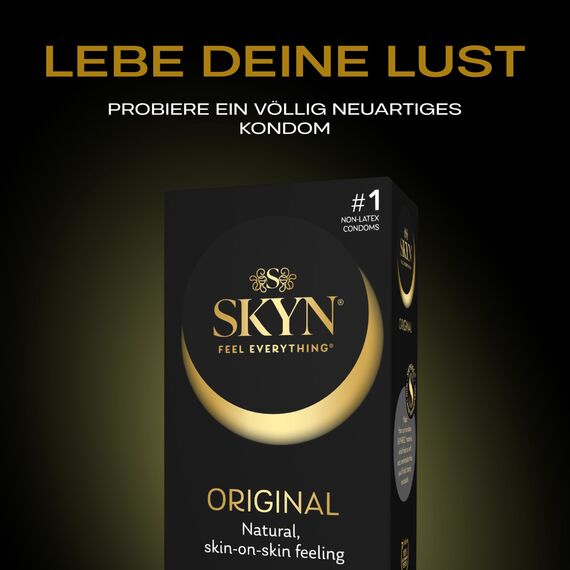 SKYN Original Kondome ultra-weich, latexfrei, 40 Stück, altes Modell, Black, 40 Unità (Confezione da 1)