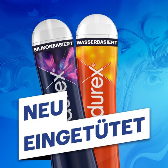 Durex Play Gleitgel Vielseitige Mixpackung für Frauen & Männer - (Wärmend & Perfect Glide) Set mit Gleitmittel auf Wasserbasis für Sex & kondomegeeignet (2 x 100 ml)