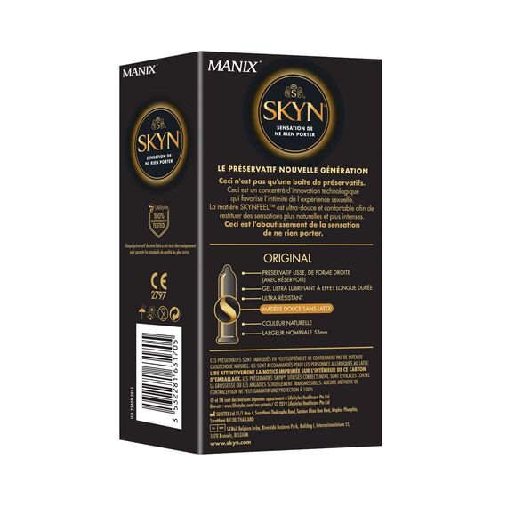 SKYN Original (10 Stuck) Latex Frei Kondome, unsere Originelle Kondome, die mit unsere Lubes verwendbar sind