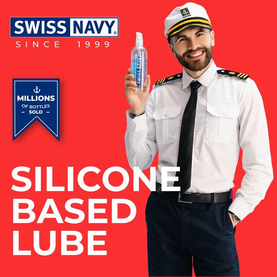 SWISS NAVY Premium Silikon Sex Gleitmittel, 16 Unzen, Gleitmittel für Männer, Frauen & Paare. MD Science Lab
