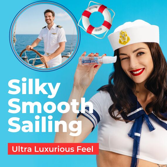 SWISS NAVY Premium Silikon Sex Gleitmittel, 2 Unzen, Gleitmittel für Männer, Frauen & Paare. MD Science Lab